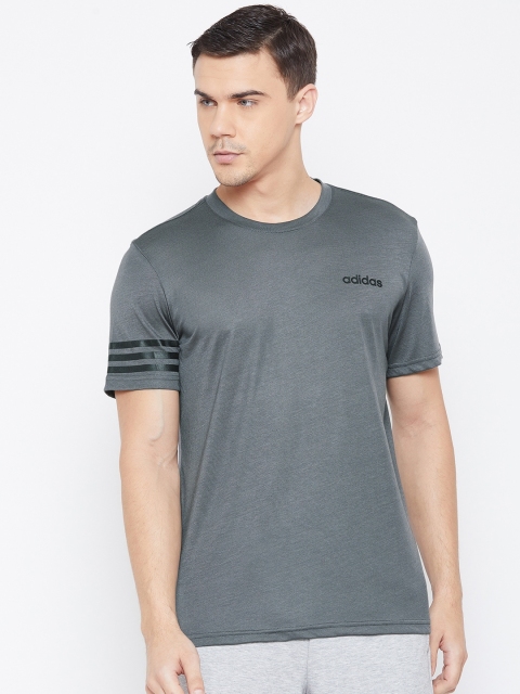 

ADIDAS Men Grey Solid T-shirt