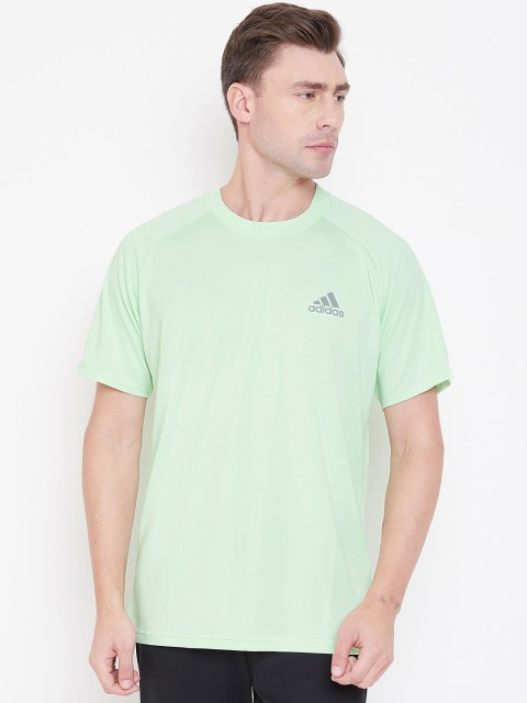 

ADIDAS Men Green Club Solid Tennis T-Shirt