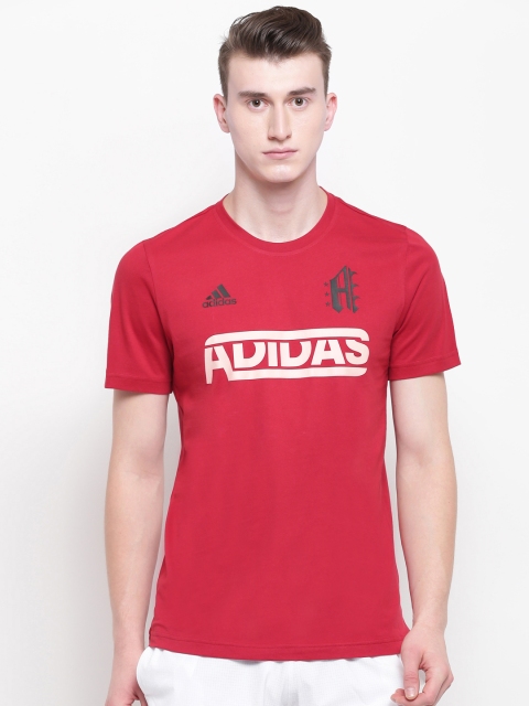 

ADIDAS Men Red Printed Sid Jersey