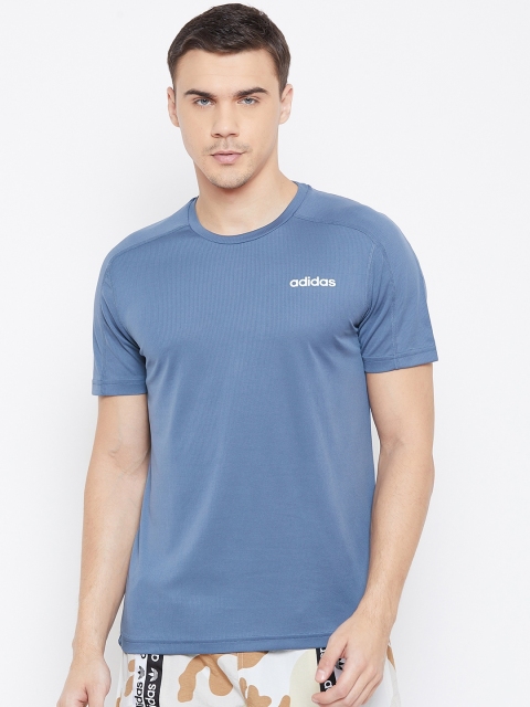 

ADIDAS Men Blue Solid Design 2 Move T-shirt