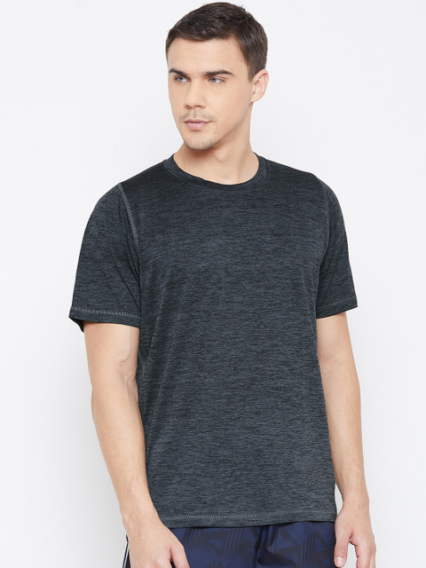 

ADIDAS Men Charocal Grey Solid Freelift 360 Gradient Graphic Training T-shirt, Charcoal