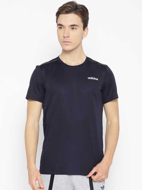 

ADIDAS Men Navy Blue Freedom to Move Solid T-shirt