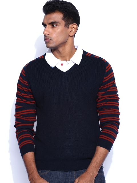 

Peter England Navy Sweater, Navy blue