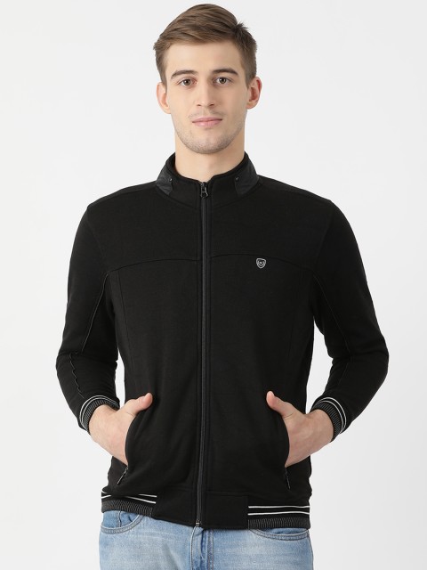 

Monte Carlo Men Black Solid Sweatshirt