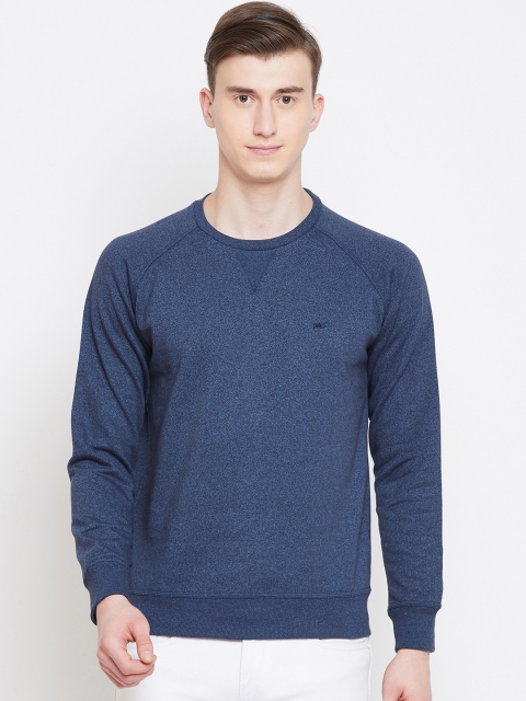 

Monte Carlo Men Navy Blue Solid Sweatshirt