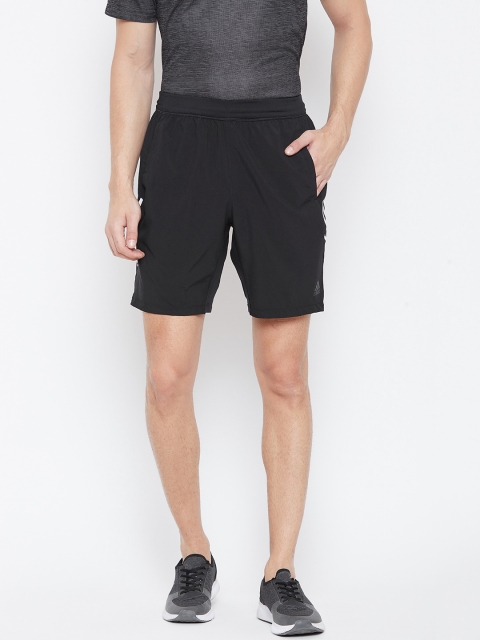 

ADIDAS Men Black 4KRFT Tech Woven 3-Stripes Solid Training Shorts