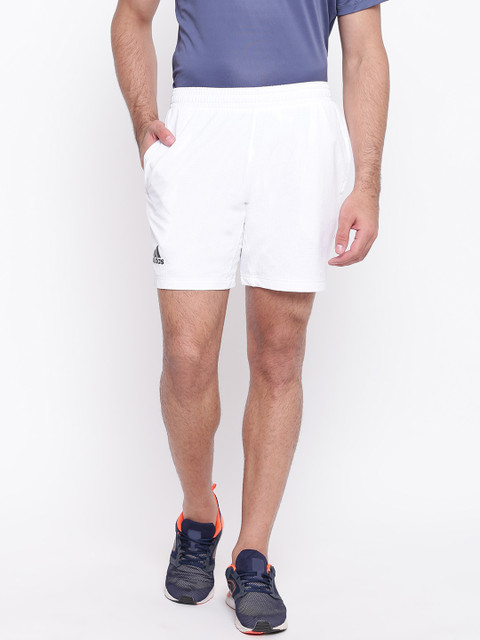 

ADIDAS Men White Self-Checked Matchcode Ergo Shorts