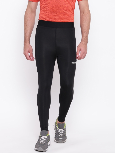 

ADIDAS Men Black Solid Designed 2 Move Aeroready Long Tights