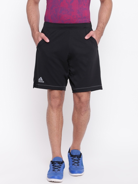 

ADIDAS Men Black Solid Climachill Tennis Shorts