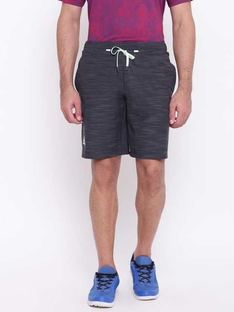 

ADIDAS Men Charcoal Grey New York Melange Tennis Shorts