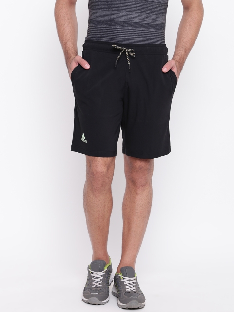 

ADIDAS Men Black Solid New York Tennis Shorts