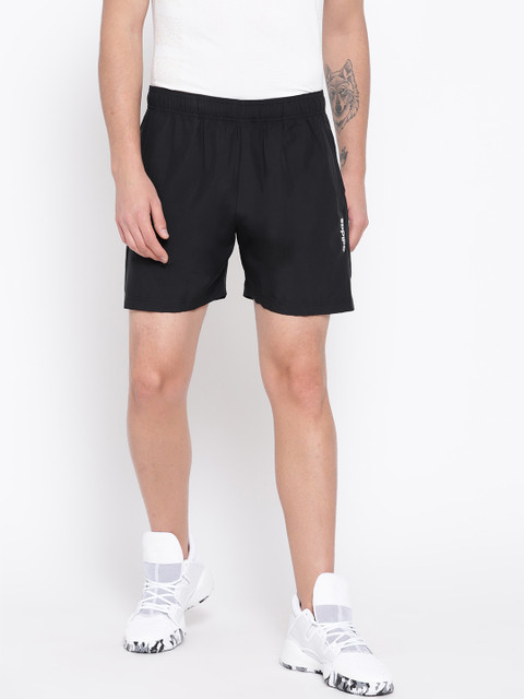 

ADIDAS Men Black Solid Essentials Plain Chelsea Regular Fit Sports Shorts