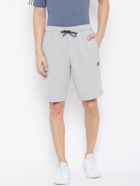

ADIDAS Men Grey Solid ID Stadium Solid Shorts