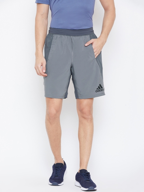 

ADIDAS Men Grey 4KRFT Sport Climalite Woven 10 Shorts