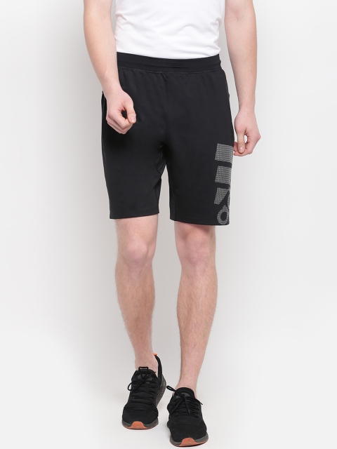 

ADIDAS Men Black Printed Detail 4KRFT Graphic Training Shorts