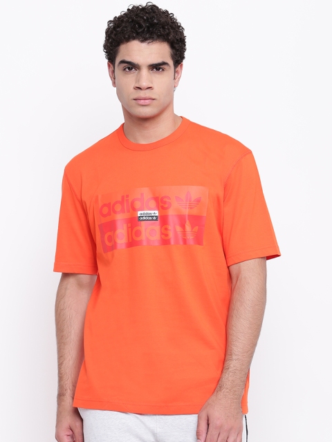 

ADIDAS Originals Men Orange D-R.Y.V. Printed T-shirt