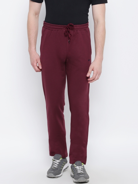 

Monte Carlo Men Burgundy Slim Fit Solid Track Pants
