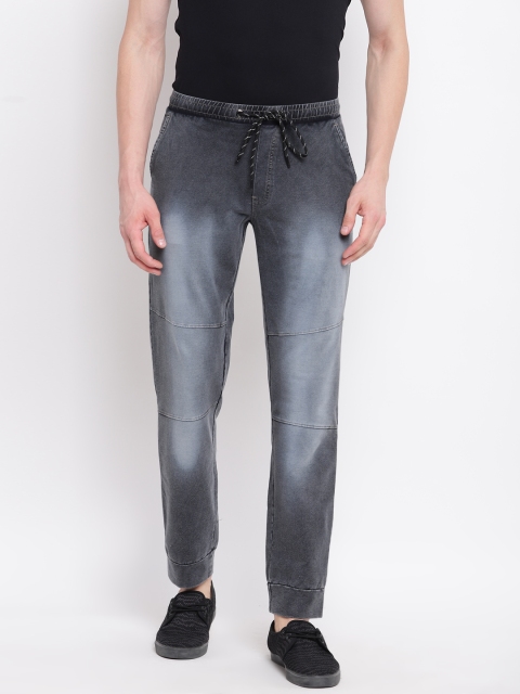 

Monte Carlo Men Charcoal Grey Washed Joggers