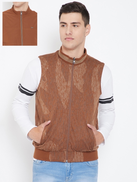 

Monte Carlo Men Brown Solid Reversible Jacket