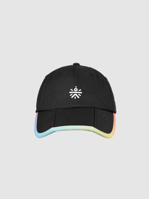 

Cultsport Unisex Black Solid Baseball Cap