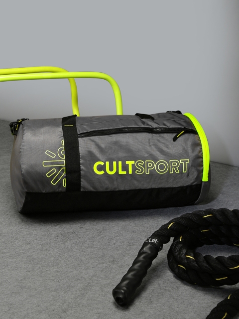 

Cultsport Unisex Grey Printed Duffle Bag