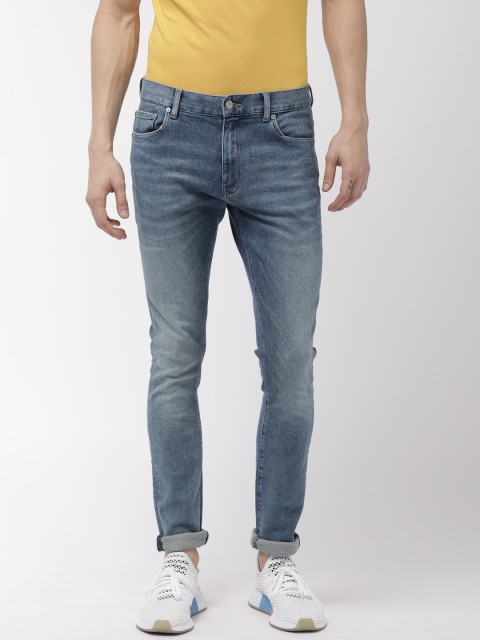 

Tommy Hilfiger Lewis Hamilton Men Blue Regular Fit Mid-Rise Low Distress Stretchable Jeans