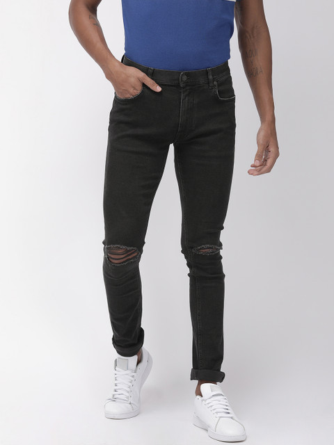 

Tommy Hilfiger Men Black Lewis Hamilton Regular Fit Mid-Rise Slash Knee Stretchable Jeans