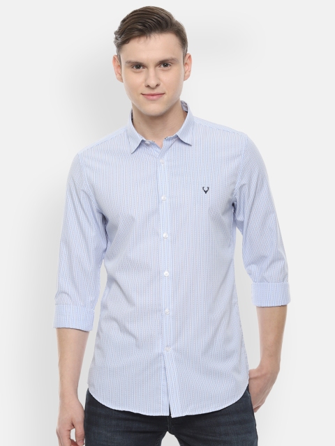 

Allen Solly Sport Men Blue Slim Fit Striped Casual Shirt