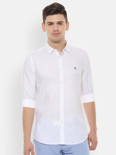 

Allen Solly Sport Men White Slim Fit Solid Casual Shirt