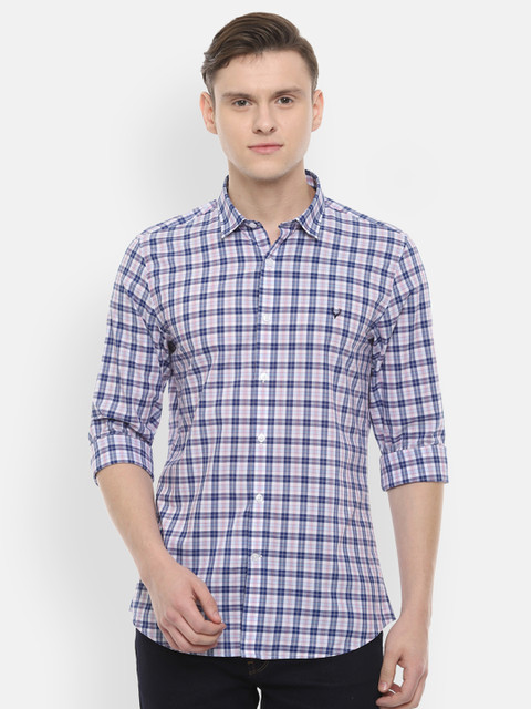 

Allen Solly Sport Men Blue Slim Fit Checked Casual Shirt