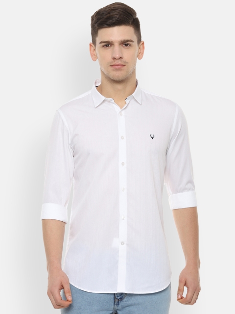 

Allen Solly Sport Men White Slim Fit Checked Casual Shirt