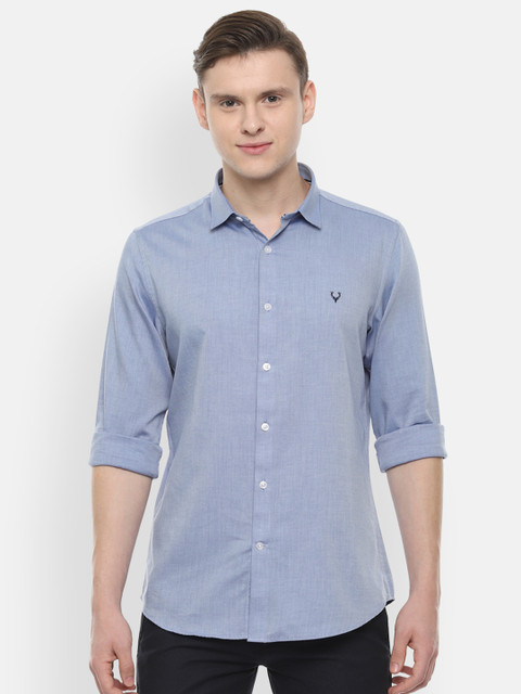 

Allen Solly Sport Men Blue Slim Fit Solid Casual Shirt