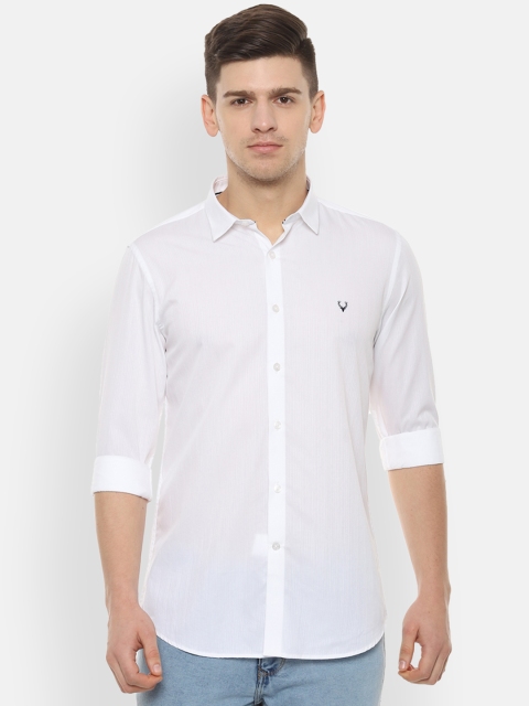 

Allen Solly Sport Men White Slim Fit Checked Casual Shirt