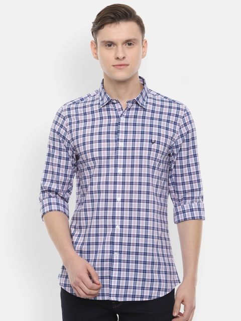 

Allen Solly Sport Men Blue Slim Fit Checked Casual Shirt