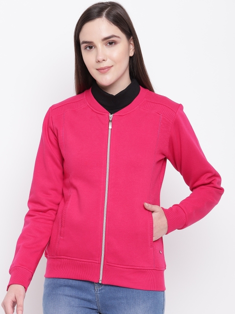 

Monte Carlo Women Pink Solid Sweatshirt