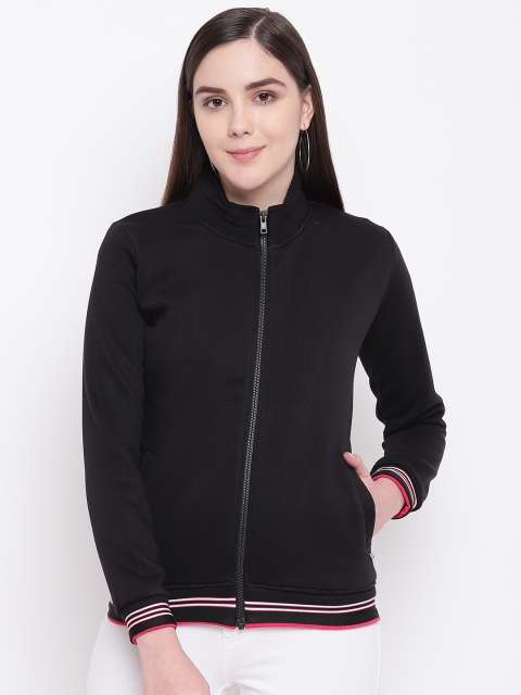 

Monte Carlo Women Black Solid Sweatshirt