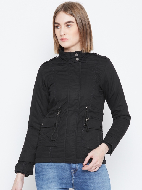 

Monte Carlo Women Black Solid Tailored Jacket