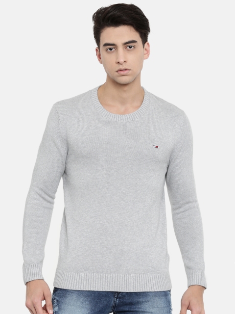 

Tommy Hilfiger Men Grey Solid Sweater