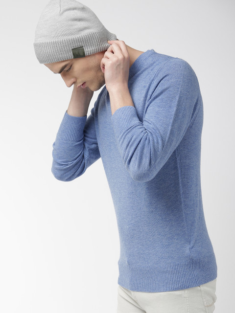 

Tommy Hilfiger Men Blue Solid Sweater