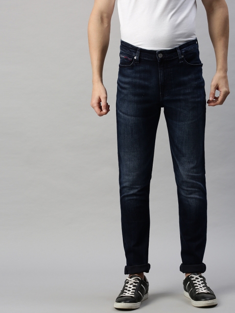 

Tommy Hilfiger Men Blue Skinny Fit Mid-Rise Clean Look Stretchable Jeans