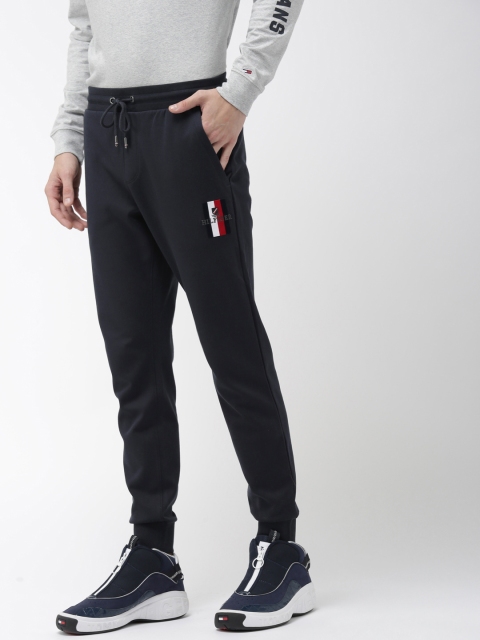

Tommy Hilfiger Men Navy Blue Solid Joggers