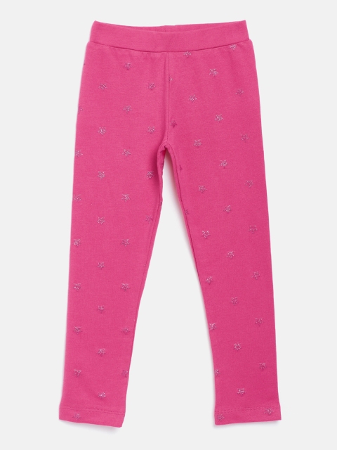 

Nauti Nati Girls Pink Printed Leggings