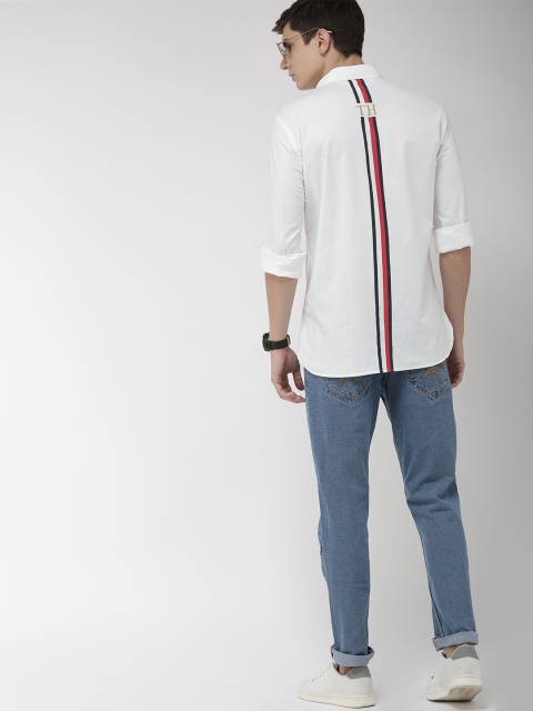 

Tommy Hilfiger Men White Regular Fit Solid Casual Shirt