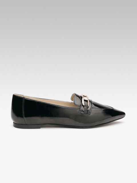 

Carlton London Women Black Solid Slip-On