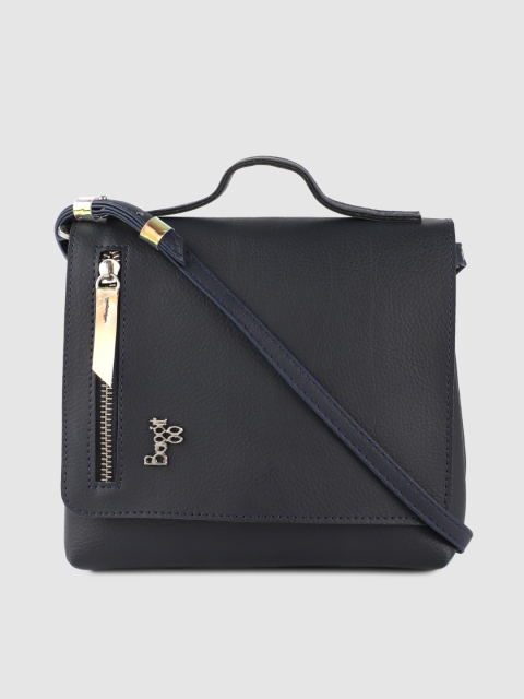 

Baggit Navy Blue Solid Sling Bag