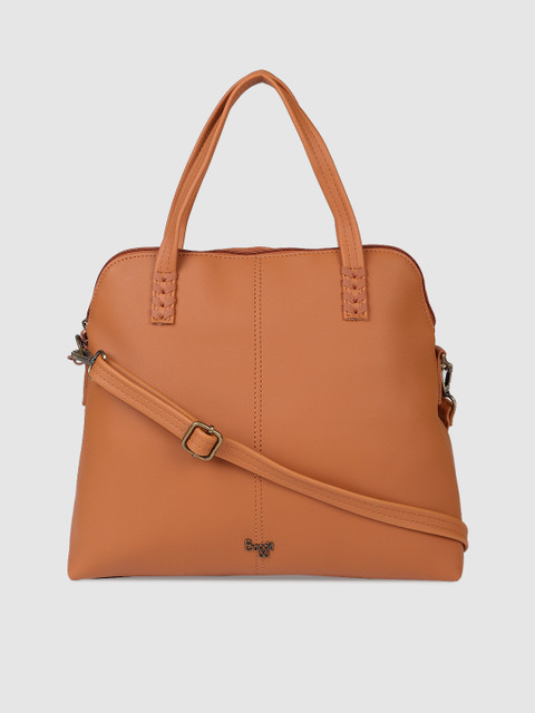

Baggit Women Tan Solid Handheld Bag