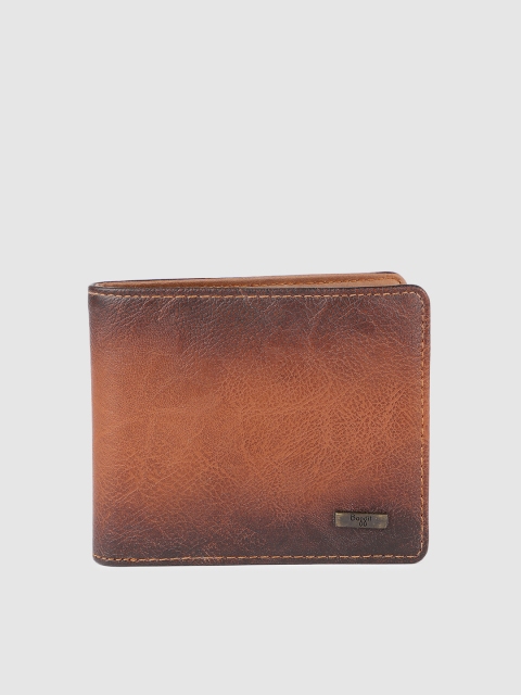 

Baggit Men Brown Solid Two Fold Wallet