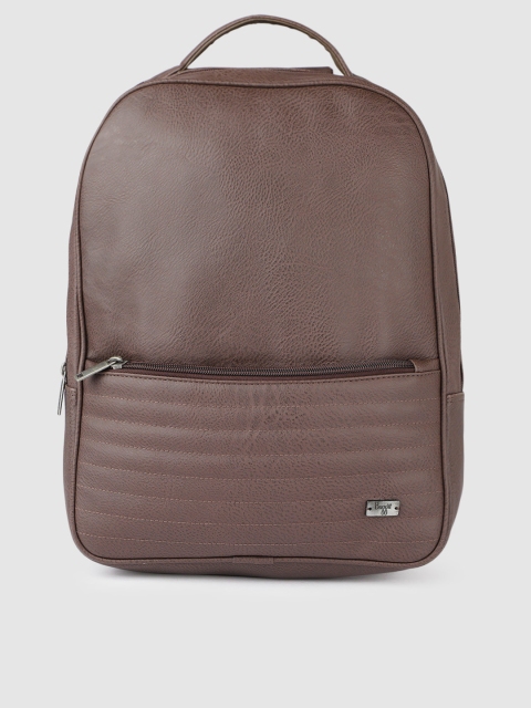

Baggit Men Brown Solid Backpack