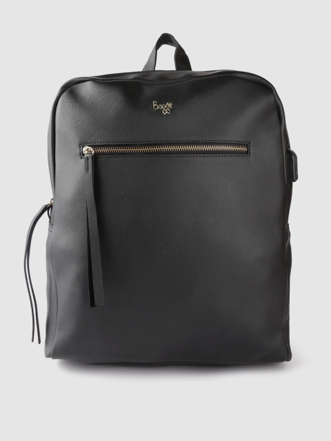 

Baggit Women Black Solid Laptop Backpack