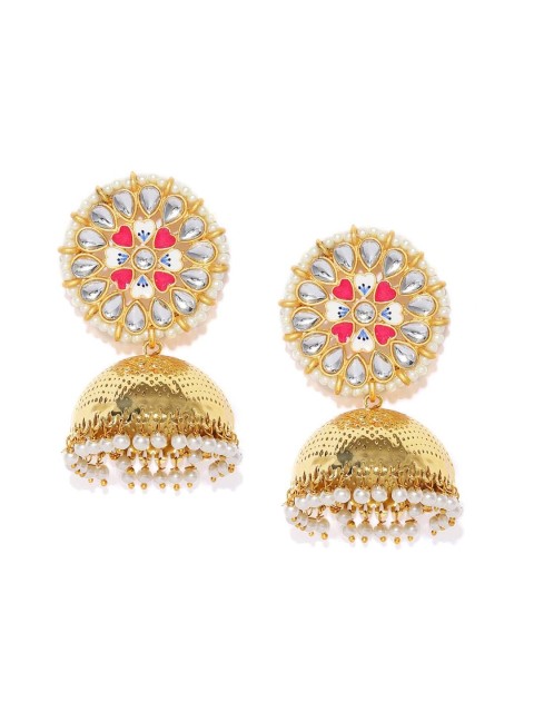 

Sukkhi Gold-Plated Dome Shaped Jhumkas